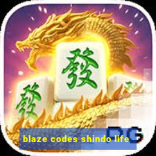 blaze codes shindo life